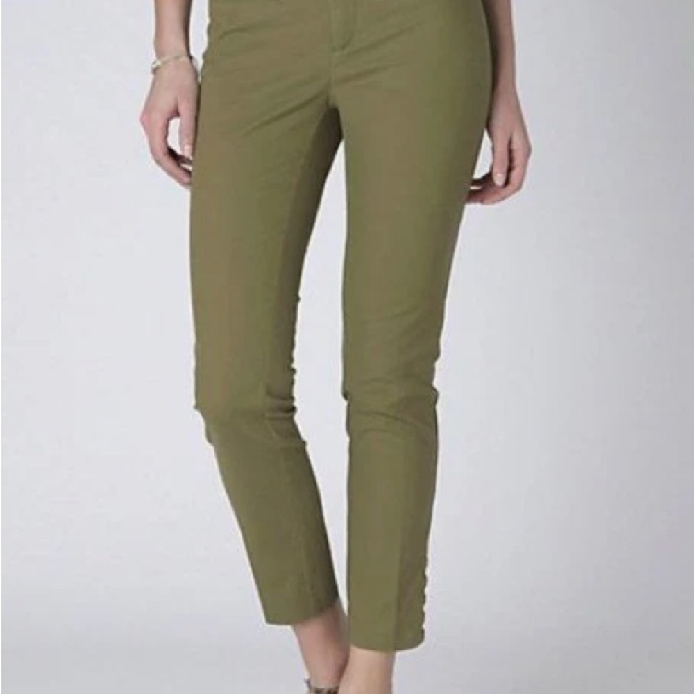 ANTHROPOLOGIE Cartonnier Tilda Slim Olive Chino Pants